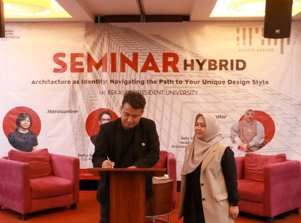 Architecture Study Program at President University Signs MoU with the Indonesian Architects Association (IAI)